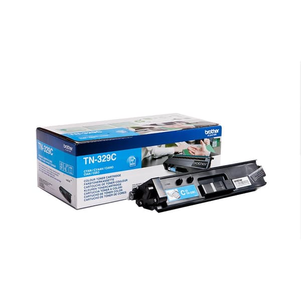 Brother Toner TN-329C - Cyan - Kapacitet: 6.000 sider (TN329C)