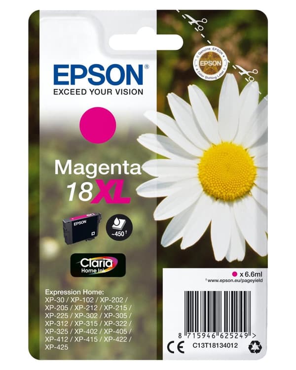 Epson 18XL - Magenta - Bläckpatron (C13T18134012)