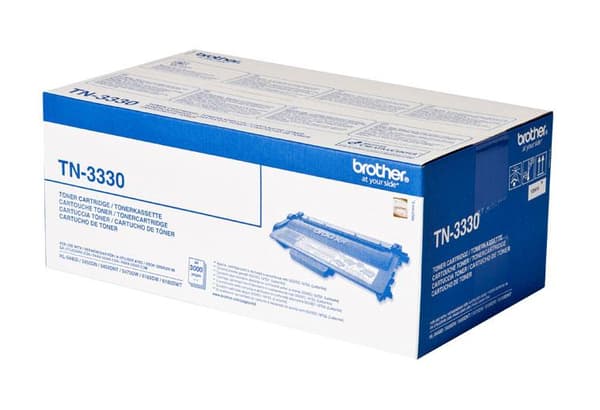 Brother Toner TN-3330 - Sort - Kapacitet: 3.000 sider (TN3330)