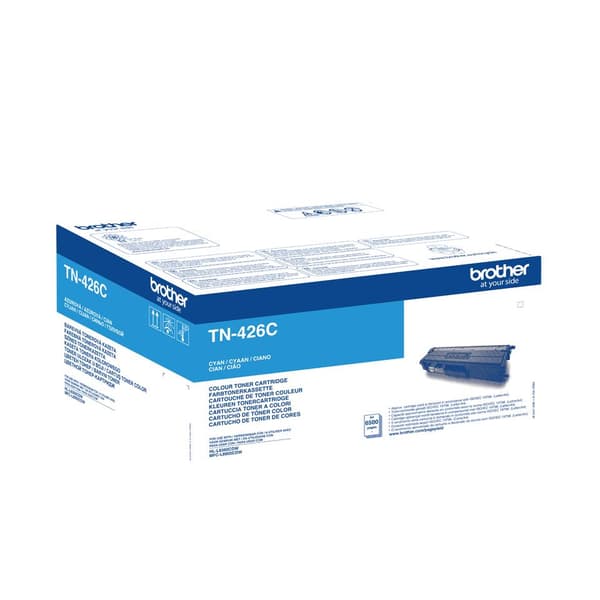 Brother TN426C - Super Jumbo - cyan - original - tonerpatron - til Brother HL-L8360CDW, MFC-L8900CDW
