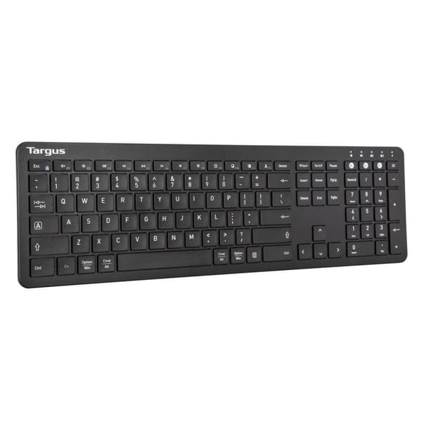 Targus multi-enhet i full storlek - tangentbord - antimikrobiell - trådlös - Bluetooth 5.1 - tyska - svart