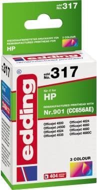 EDD-317 - Muste - HP - 3-väri - HP901 - täyttö (18-317)