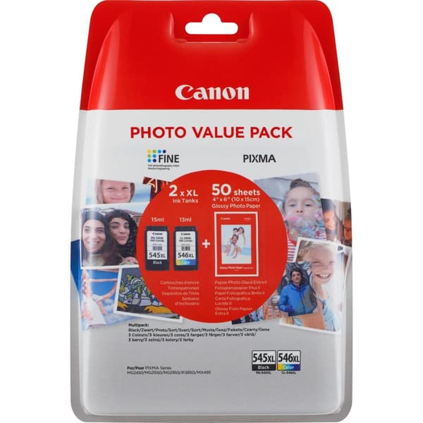 Canon PG-545XL/CL-546XL - Blækpatron - MultiPack - CMYK - 8286B006