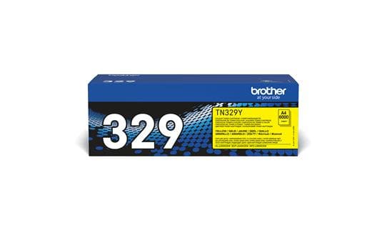 TN-329Y Gul extra högkapacitet tonerkassett 6 000 sidor 1-pack