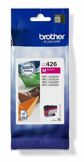 LC426M bläckpatron - BROTHER - Magenta Standard Kapacitet 1500 sidor - För MFC-J4340DW, MFC-J4540DW och MFC-J4540DWXL