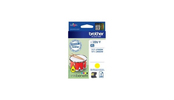 Brother LC-22UY blækpatron Original Magenta