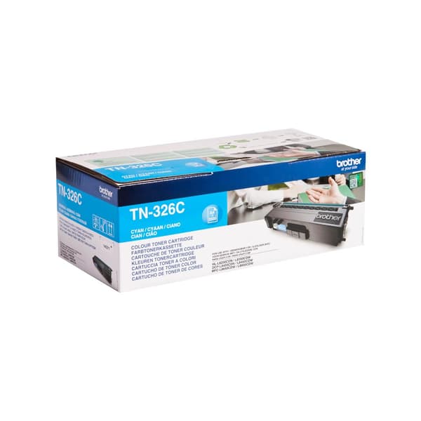Brother Toner TN-326C - Cyan - Kapacitet: 3 500 sidor (TN326C)