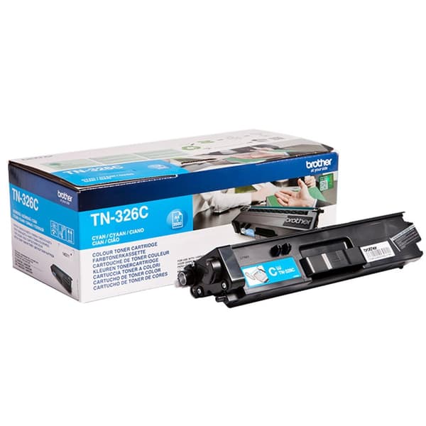 Brother Toner TN-326C - Cyan - Kapacitet: 3 500 sidor (TN326C)