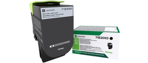 Lexmark X317 - Sort - Original - Tonerpatron LCCP, LRP - til Lexmark CS317dn, CS417dn, CS517de, CX317dn, CX417de