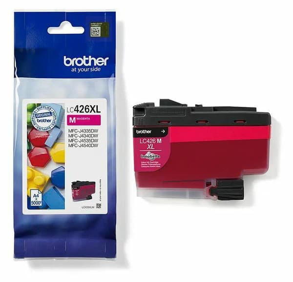 LC426XLM blækpatron - BROTHER - 5000 sider højtydende magenta - til MFC-J4340DW, MFC-J4540DW og MFC-J4540DWXL