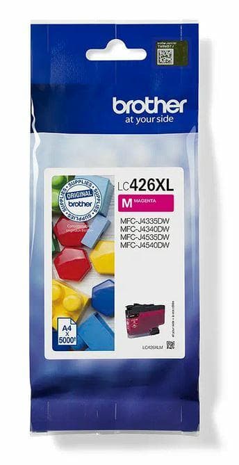 LC426XLM blækpatron - BROTHER - 5000 sider højtydende magenta - til MFC-J4340DW, MFC-J4540DW og MFC-J4540DWXL