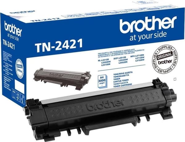Brother TN-2421 tonerpatron 1 stk. Original Sort