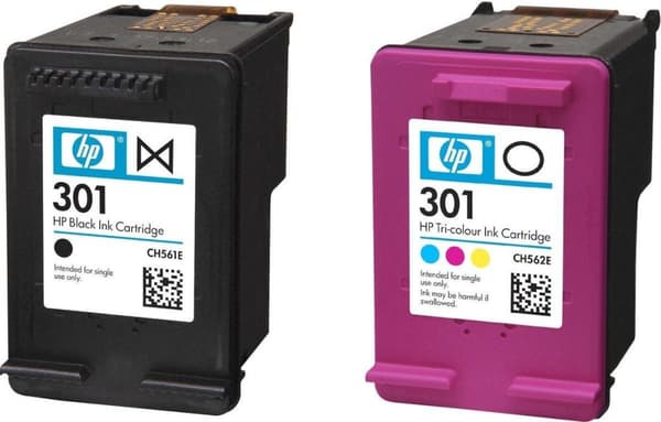 HP 301 - Blækpatroner - Sort - Farve - Dual-Pack