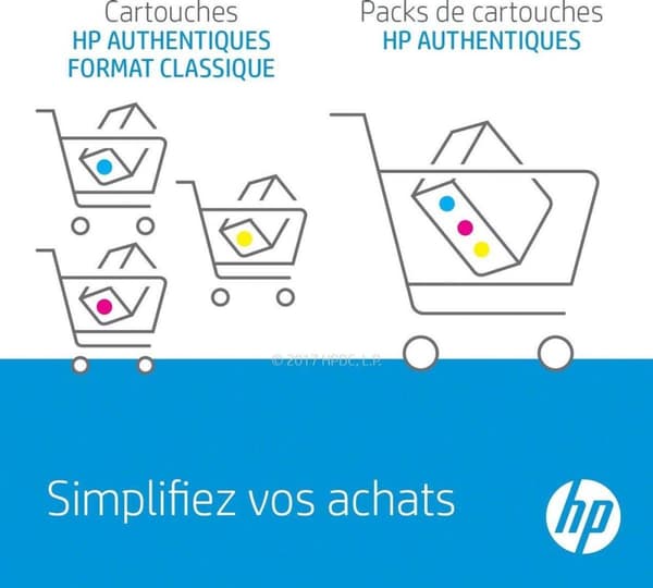 HP 302 2-pack sorte/tri-farve originale blækpatroner