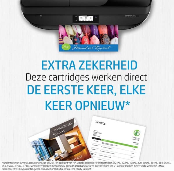HP 305 2-pack trefärgad/svart originalbläckpatron