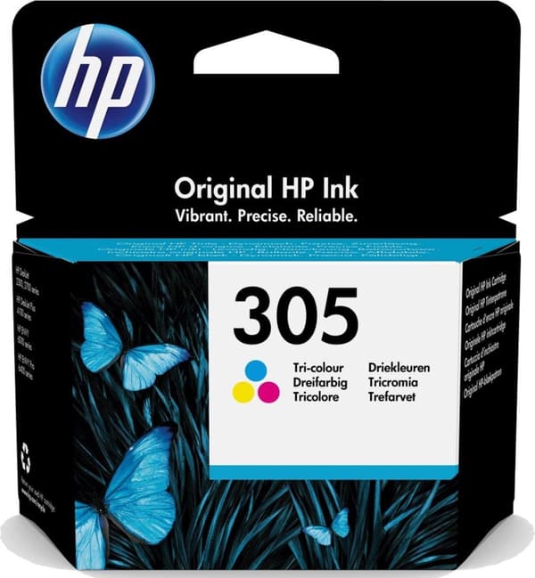 HP 305 alkuperäinen syaani, magenta, keltainen 1 kpl