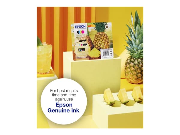 Epson 604/604XL Multipack - 4-pack - XL (svart) + Standard Capacity - svart, cyan, magenta, gul - original - blære med RF/lyd-alarm - blekkpatron - f