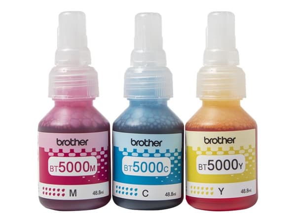 Brother BT5000CL Value Pack - 3-pack - 48.8 ml - cyan, magenta, gul - original - blekkrefill - for Brother DCP-T220, T420, T425, T426, T520, T525, T7