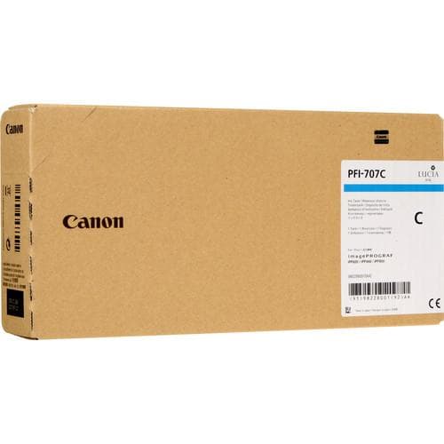 Canon - 9822B001 -PFI-707C - Cyan bläckpatron
