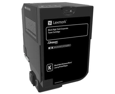 Lexmark Corporate - High Yield - Sort - Original - Tonerpatron LCCP, LRP - til Lexmark CX725de, CX725dhe, CX725dthe