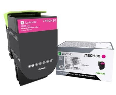 Lexmark 71B0H30 Tonerpatron Original Magenta 1 stk.
