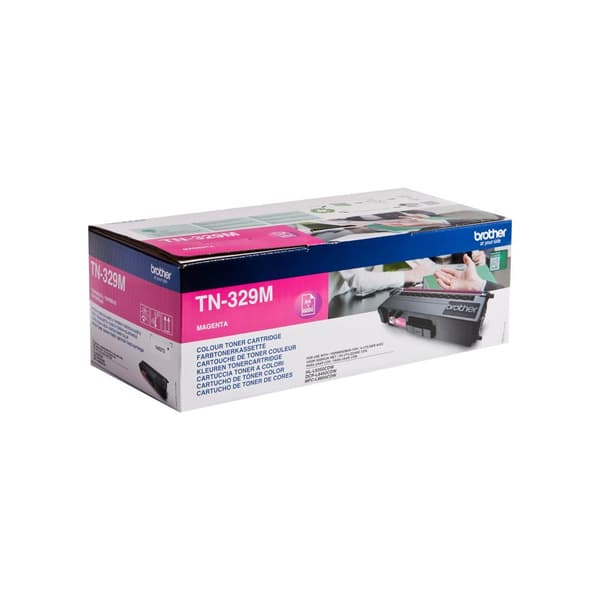 Brother Toner TN-329M - Magenta - Kapacitet: 6 000 sidor (TN329M)