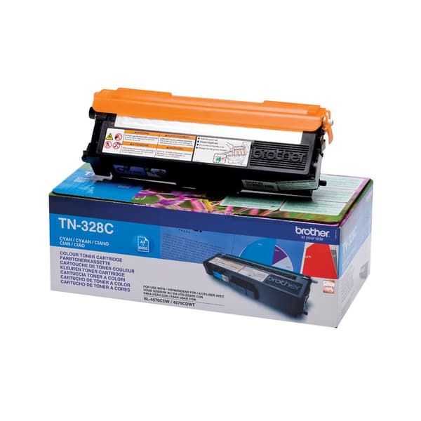 Brother TN-328C - Värikasetti / syaani