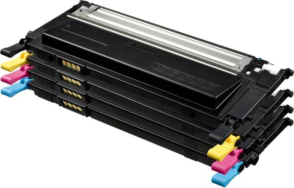 Samsung CLT-P4092C - 4 - musta, keltainen, syaani, magenta - alkuperäinen - väriainekasetti (SU392A) - malleihin Samsung CLX-3170, CLX-3175, CLX-3176,