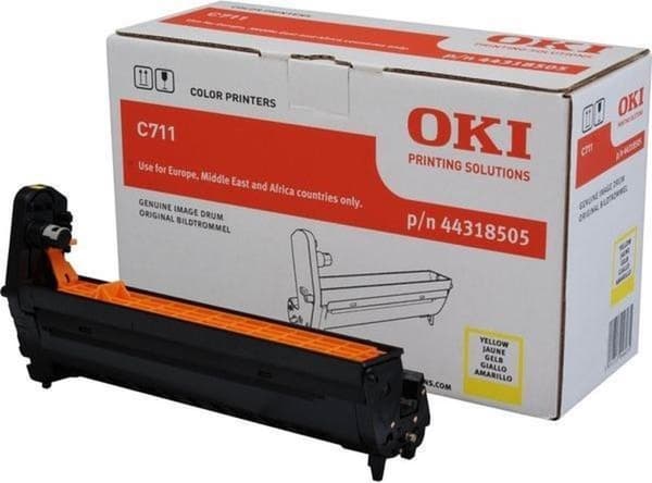 OKI - Keltainen - alkuperäinen - rumpusarja - malleihin C711cdtn, 711DM, 711dn, 711n
