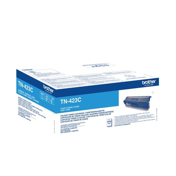 Brother TN423C - Jumbo Yield - cyan - original - tonerkassett - för Brother DCP-L8410, HL-L8260, HL-L8360, MFC-L8690, MFC-L8900