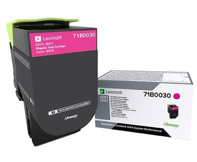 Lexmark X317 - Magenta - alkuperäinen - väriainekasetti LCCP, LRP - Lexmark CS317dn, CX317dn