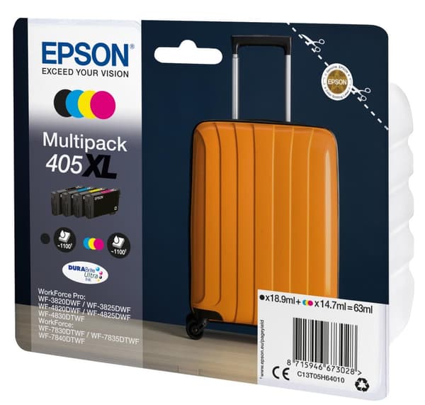 Epson Multipack 4-farvet 405XL DURABrite Ultra Ink