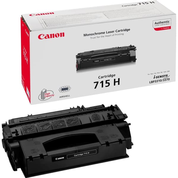 Canon 715H - sort - original - tonerpatron - til i-SENSYS LBP3310, LBP3370 (1976B002)