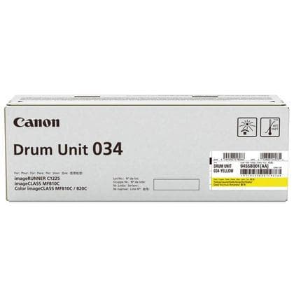 Canon 034 - Gul - Trumset - för ImageCLASS MF810Cdn, MF820Cdn, imageRUNNER 1435i, 1435iF, C1225, C1225iF