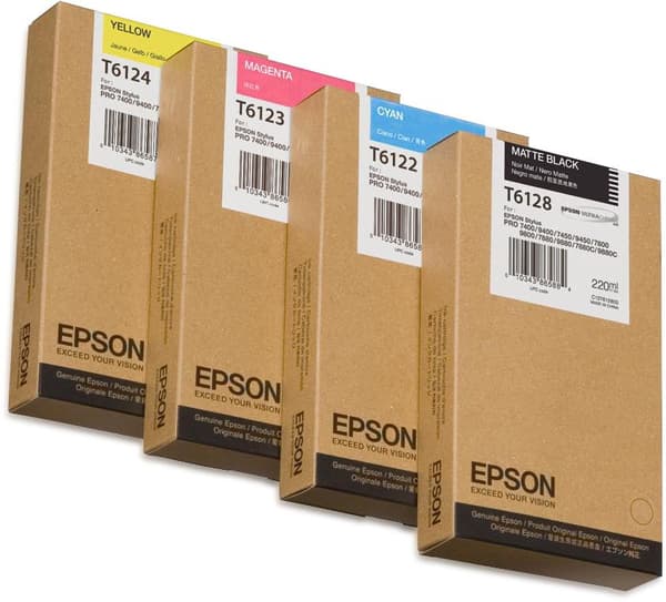 Epson bläckpatron Cyan T612200 220 ml