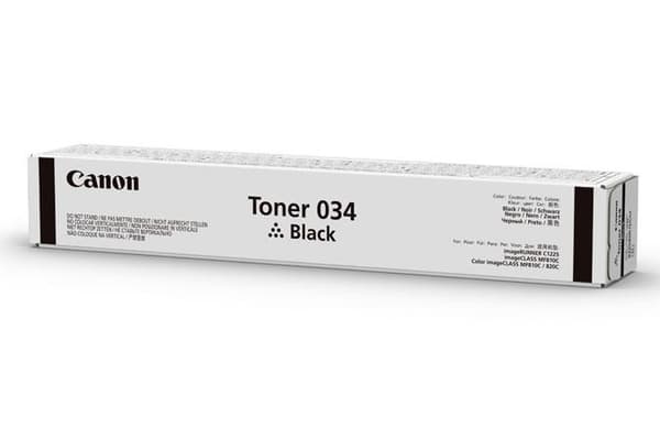 Canon 034 - sort - original - tonerpatron - til ImageCLASS MF810Cdn, MF820Cdn, imageRUNNER C1225iF (9454B001)