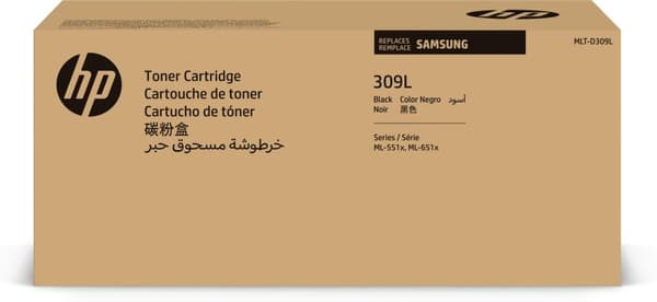 Samsung MLT-D309L - Riittoisa - Musta - Alkuperäinen - Värikasetti (SV096A) - malleille Samsung ML-5510, ML-5512, ML-5515, ML-6510, ML-6512, ML-6515