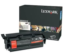 Lexmark 0X654X31E tonerpatron (36000 sider) sort