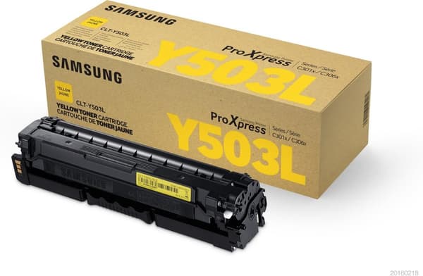Samsung CLT-Y503L - High Yield - Gul - Original - Tonerkassett (SU491A) - för ProXpress SL-C3010DW, SL-C3010ND, SL-C3060FR, SL-C3060FW, SL-C3060ND
