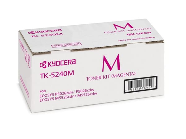 Kyocera TK 5240M - magenta - alkuperäinen - värikasetti - malleihin ECOSYS M5526, P5026