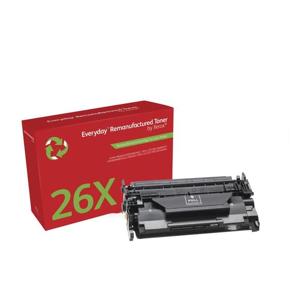 Xerox musta värikasetti. Vastaa HP CF226X:ää. Yhteensopiva HP LaserJet Pro M402:n, MFP M427:n kanssa