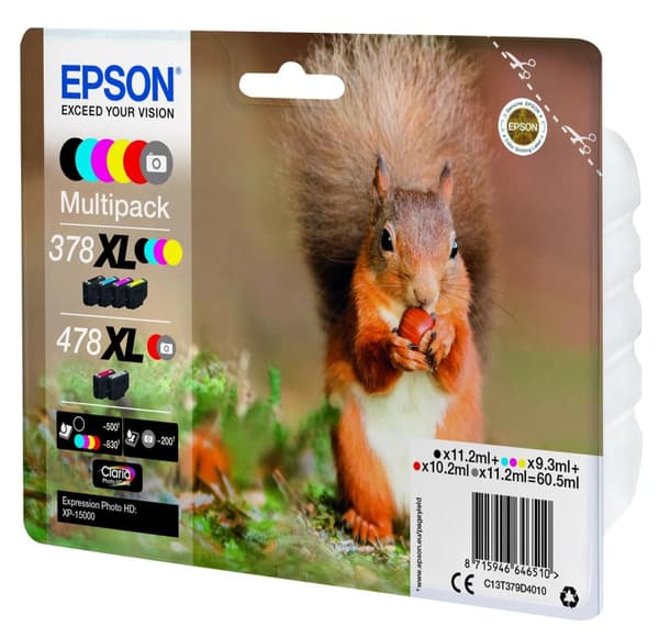 Epson - T379D40 378XL/478XL - Ink MultiPack