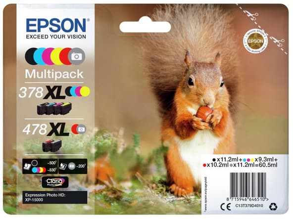 Epson - T379D40 378XL/478XL - Ink MultiPack