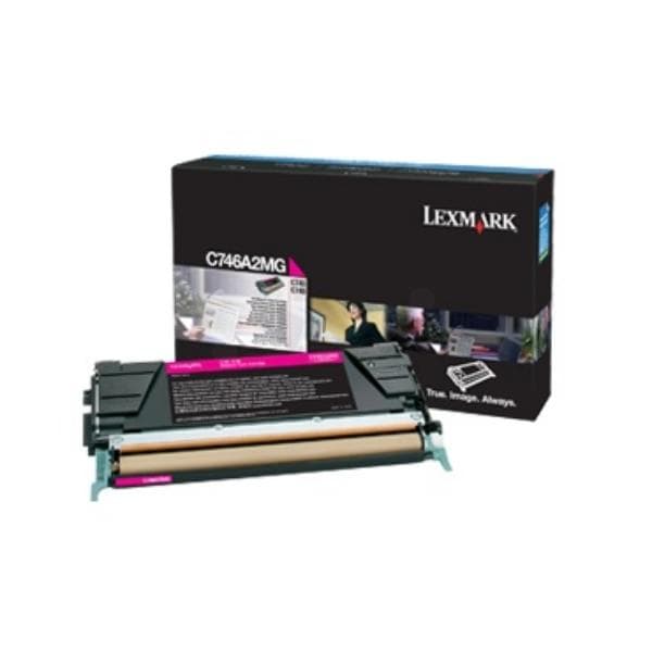 Lexmark - Magenta - Original - Tonerpatron Lexmark Corporate - til C746dn, 746dtn, 746n, 748de, 748dte, 748e (C746A3MG)