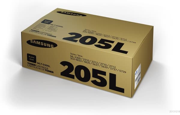 Samsung MLT-D205L - Højtydende - Sort - Original - Tonerpatron (SU963A) - til Samsung ML-3300, 3310, 3312, 3700, 3710, 3712, SCX-4833, 4835, 5637, 563