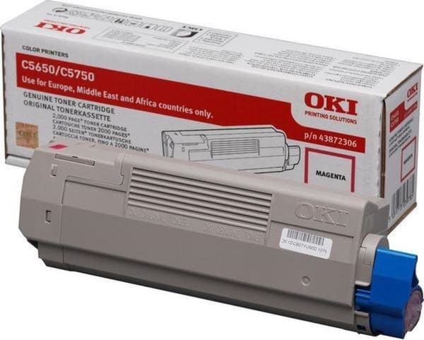 Oki Toner - magenta til C5650/C5750 (2k)