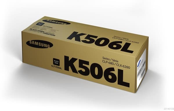 Samsung CLT-K506L - Højtydende - Sort - Original - Tonerpatron (SU171A) - til Samsung CLP-680DW, CLP-680ND, CLX-6260FD, CLX-6260FR, CLX-6260FW, CLX-62