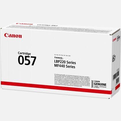 Canon 057 - Musta - alkuperäinen - väriainekasetti - ImageCLASS MF449; i-SENSYS LBP223, LBP226, LBP228, MF443, MF445, MF446, MF449
