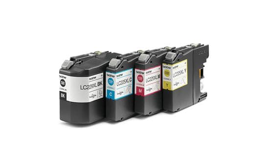 Brother LC229XL Value-Pack - 4 kpl - musta, keltainen, syaani, magenta - alkuperäinen - varkaudenesto läpipainopakkaus - mustepatruuna - malleihin MFC