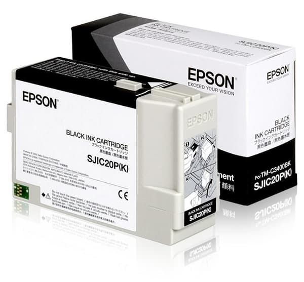 Epson - C33S020490 - SJIC20P(K) - Bläckpatron svart